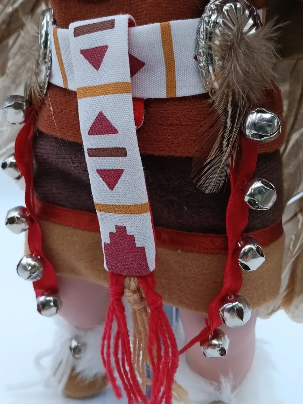 Native American Little Eagle Dancer Porcelain Doll by Elke Hutchens 12